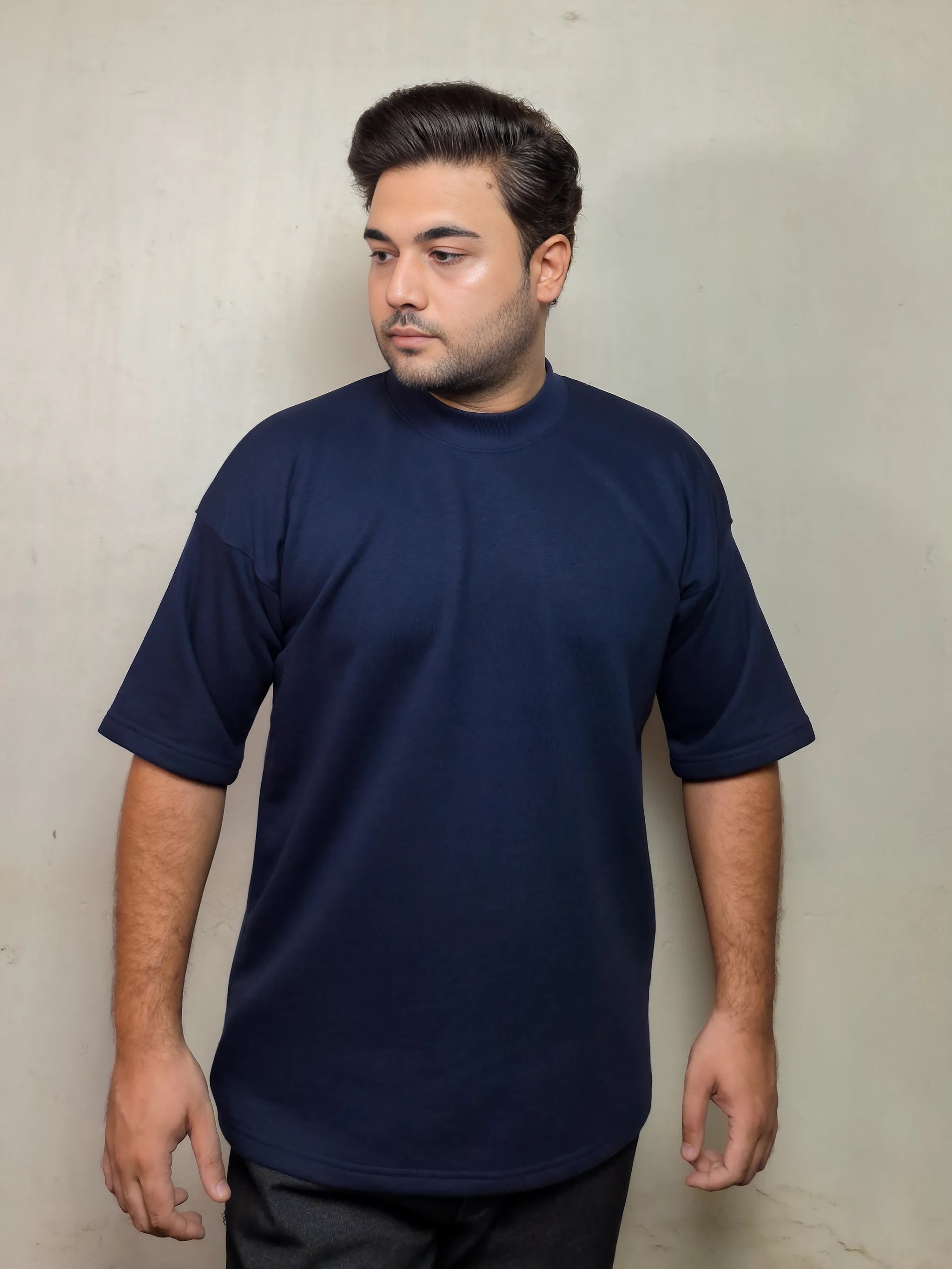 NAVY BLUE OVERSIZE T SHIRT