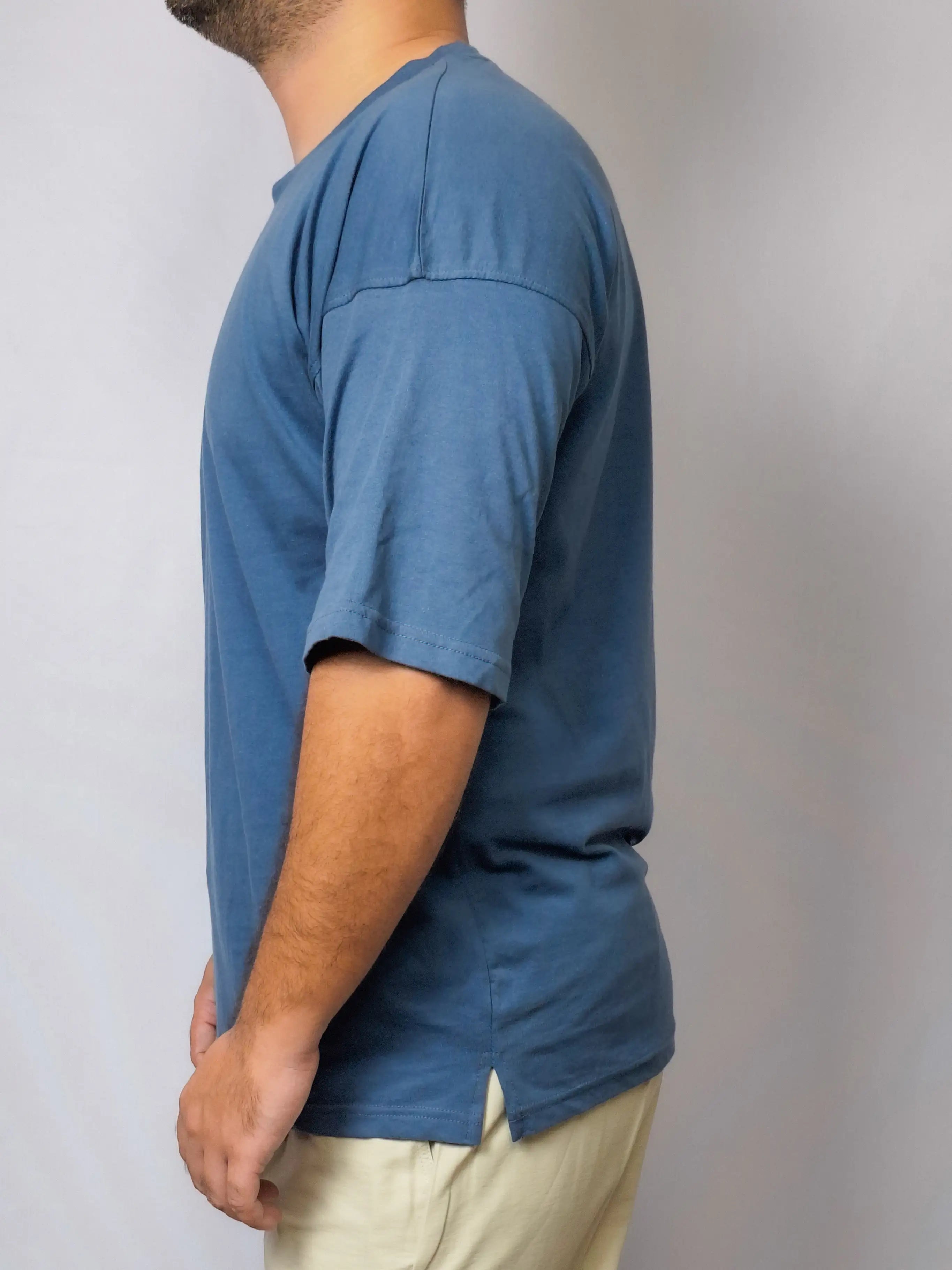 DEEP BLUE OVERSIZE T-SHIRT