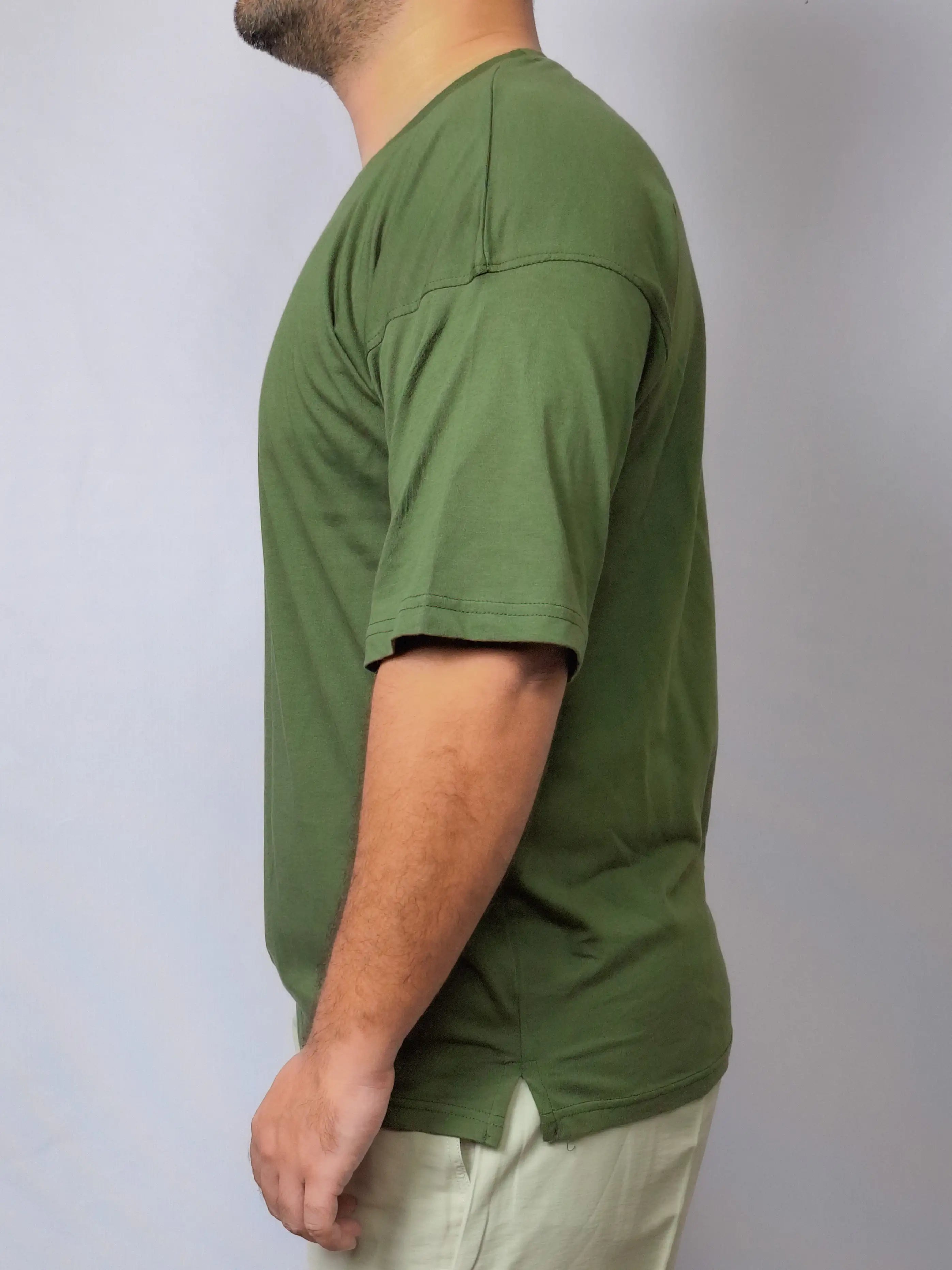 CROCODILE GREEN OVERSIZE T-SHIRT