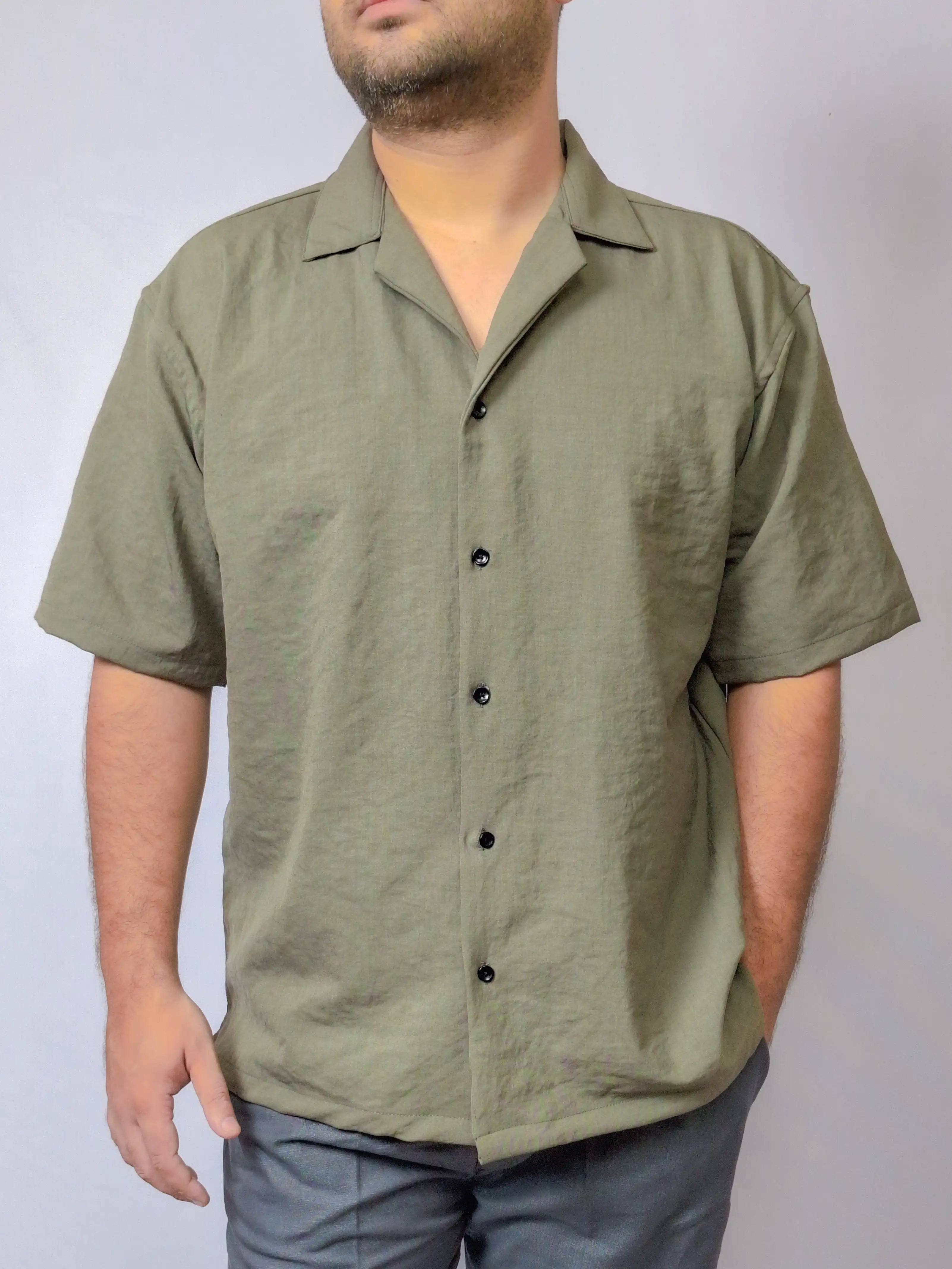 TEXTURED SAFARI SHIRT