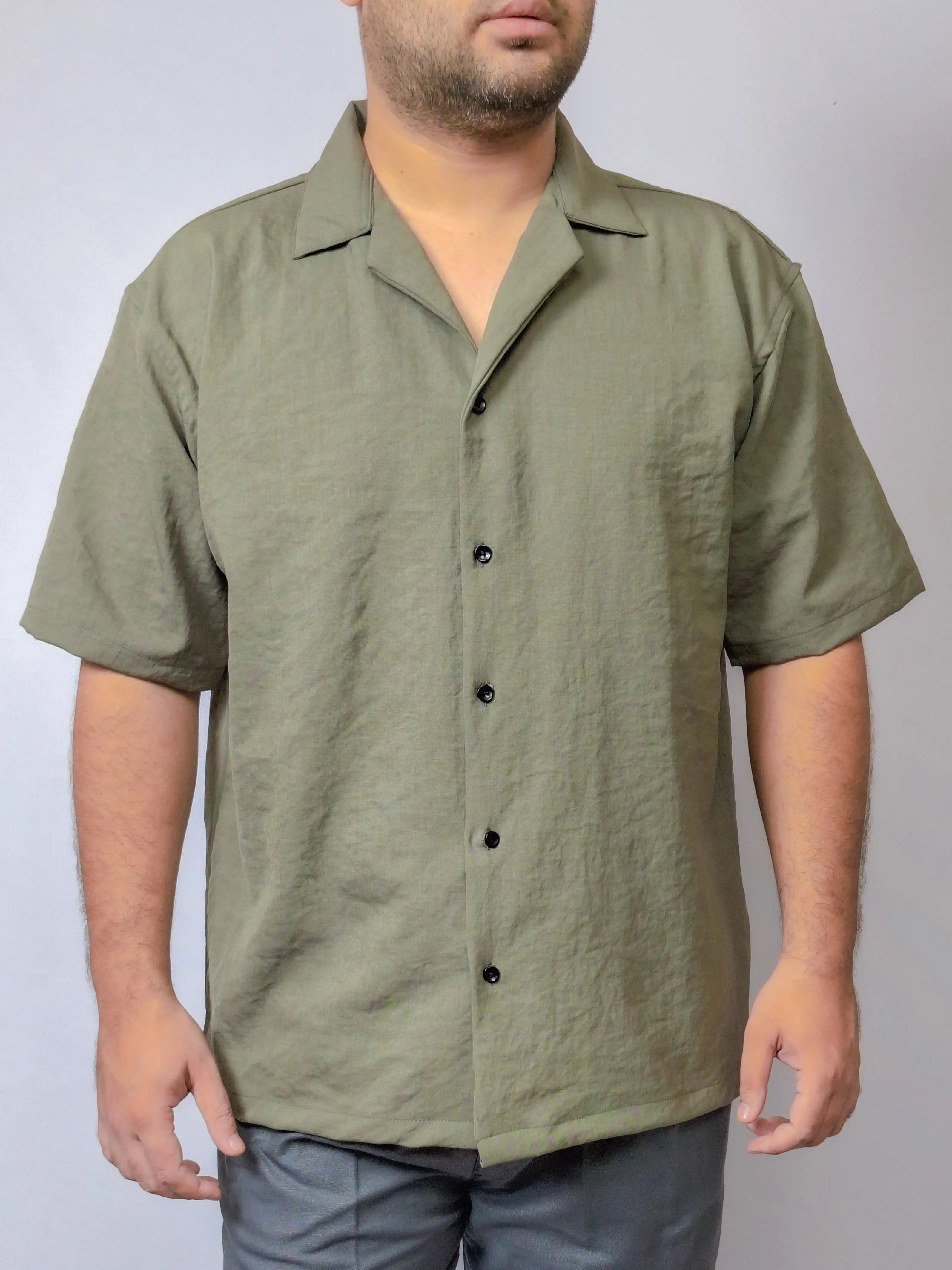 TEXTURED SAFARI SHIRT