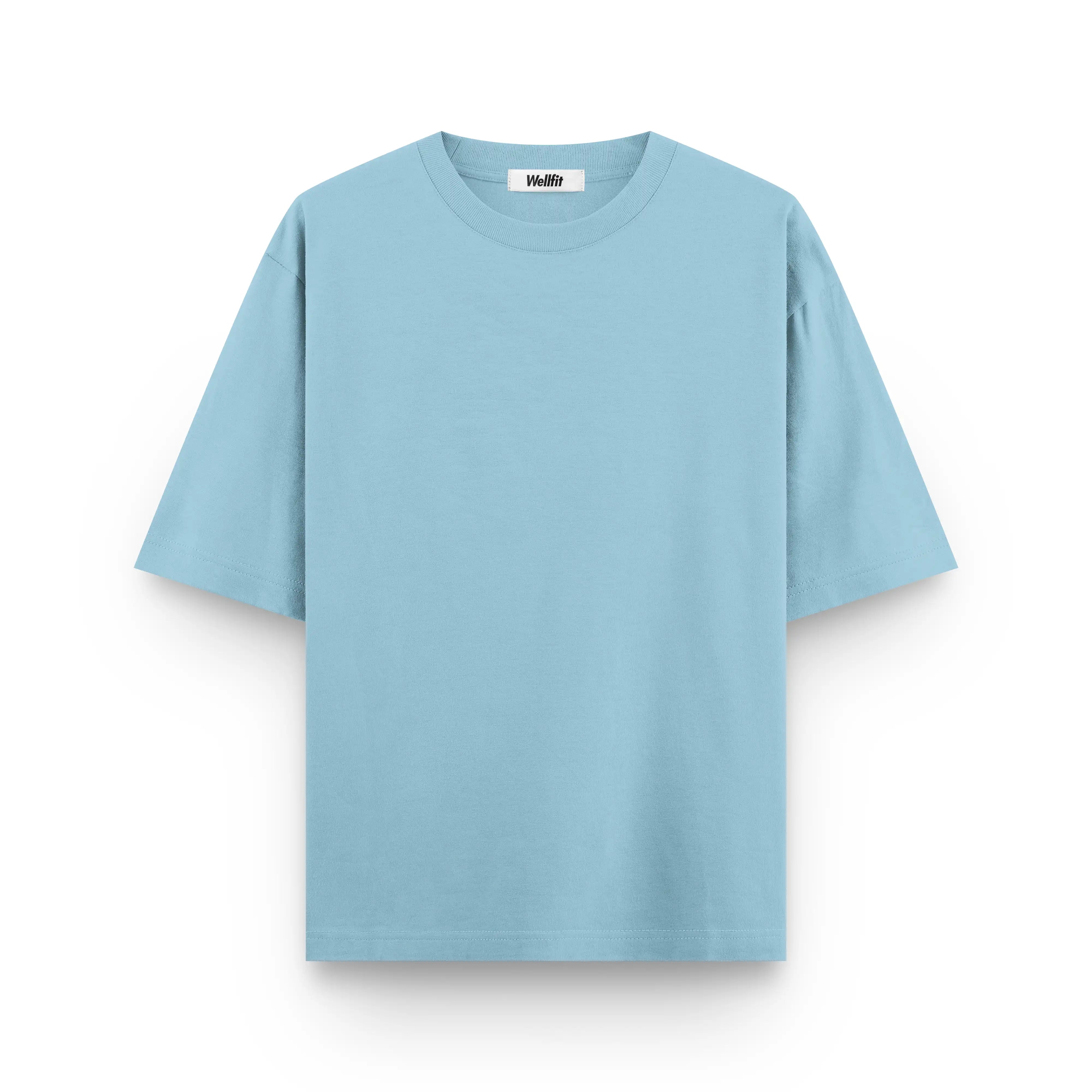 AQUAMARINE BLUE OVERSIZE T SHIRT