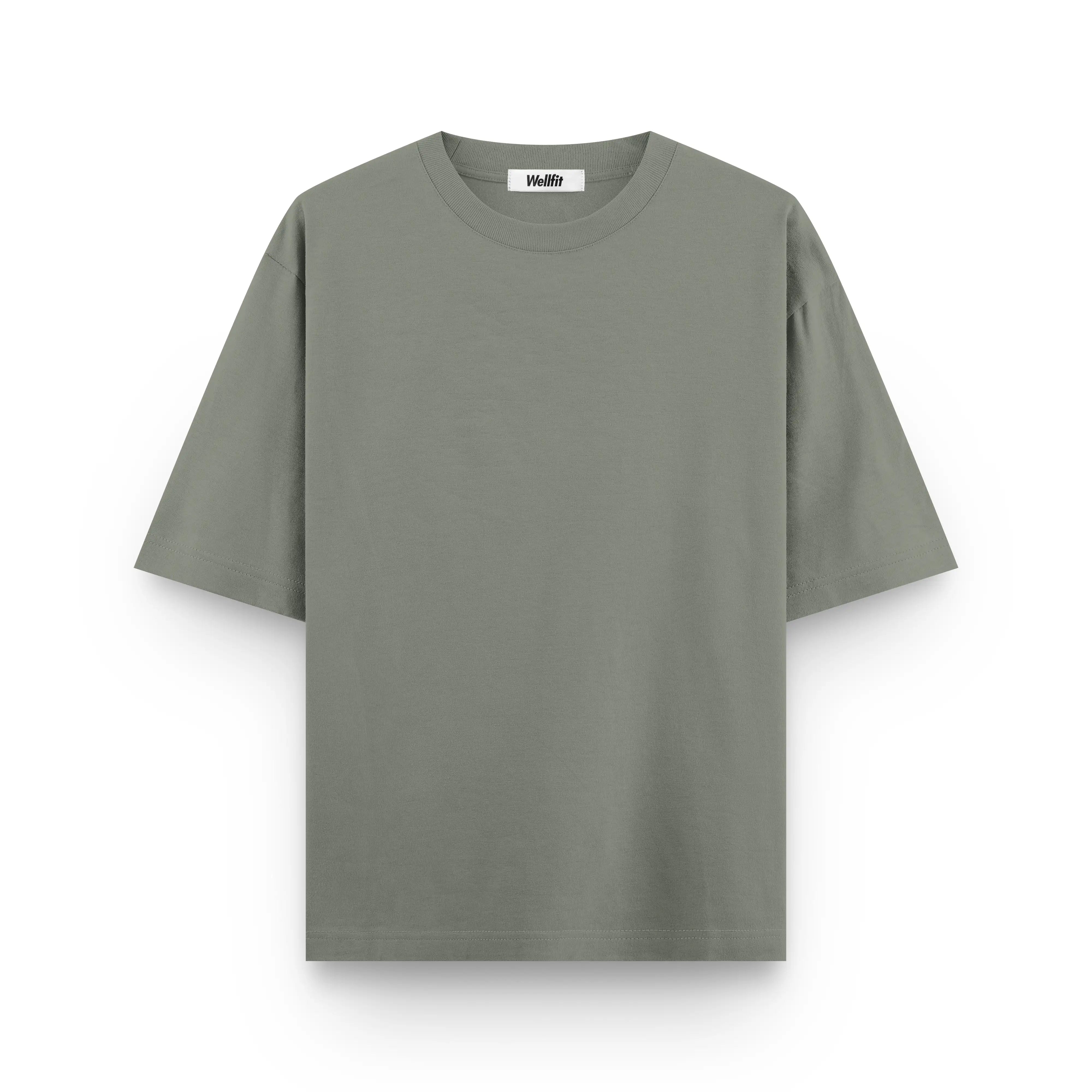 ARTICHOKE GREEN OVERSIZE T SHIRT