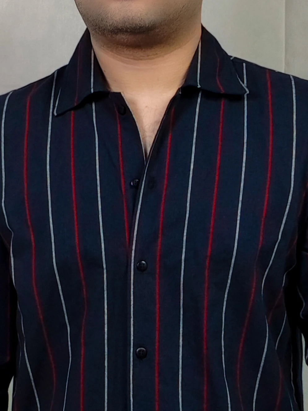 STRIPED FULL SLEEVE CASUAL SHIRT