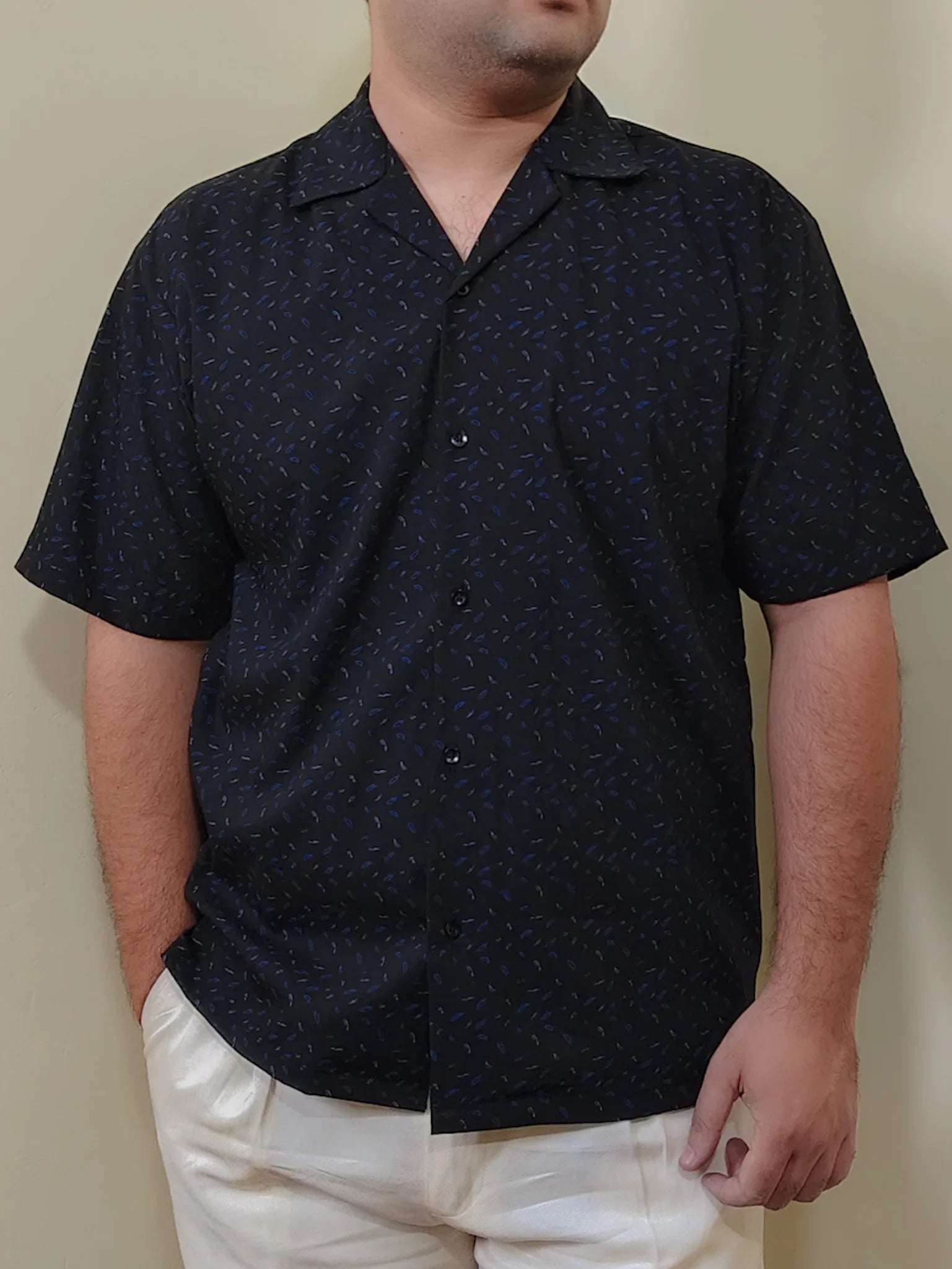 DENIM BLUE SAFARI SHIRT