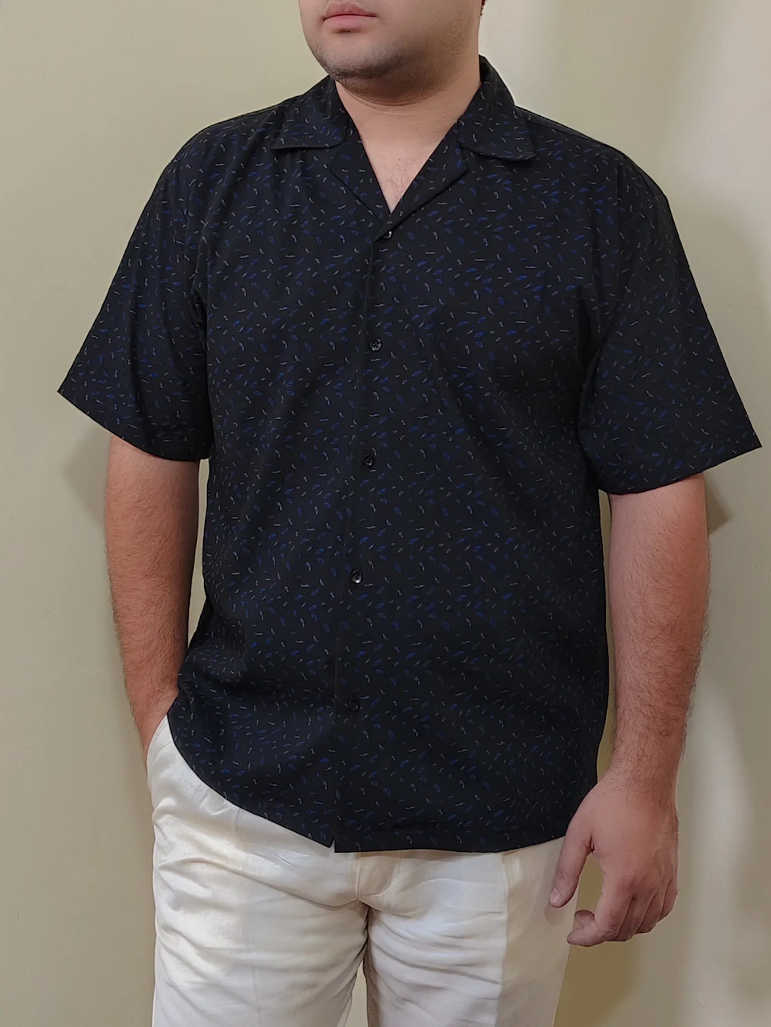 DENIM BLUE SAFARI SHIRT