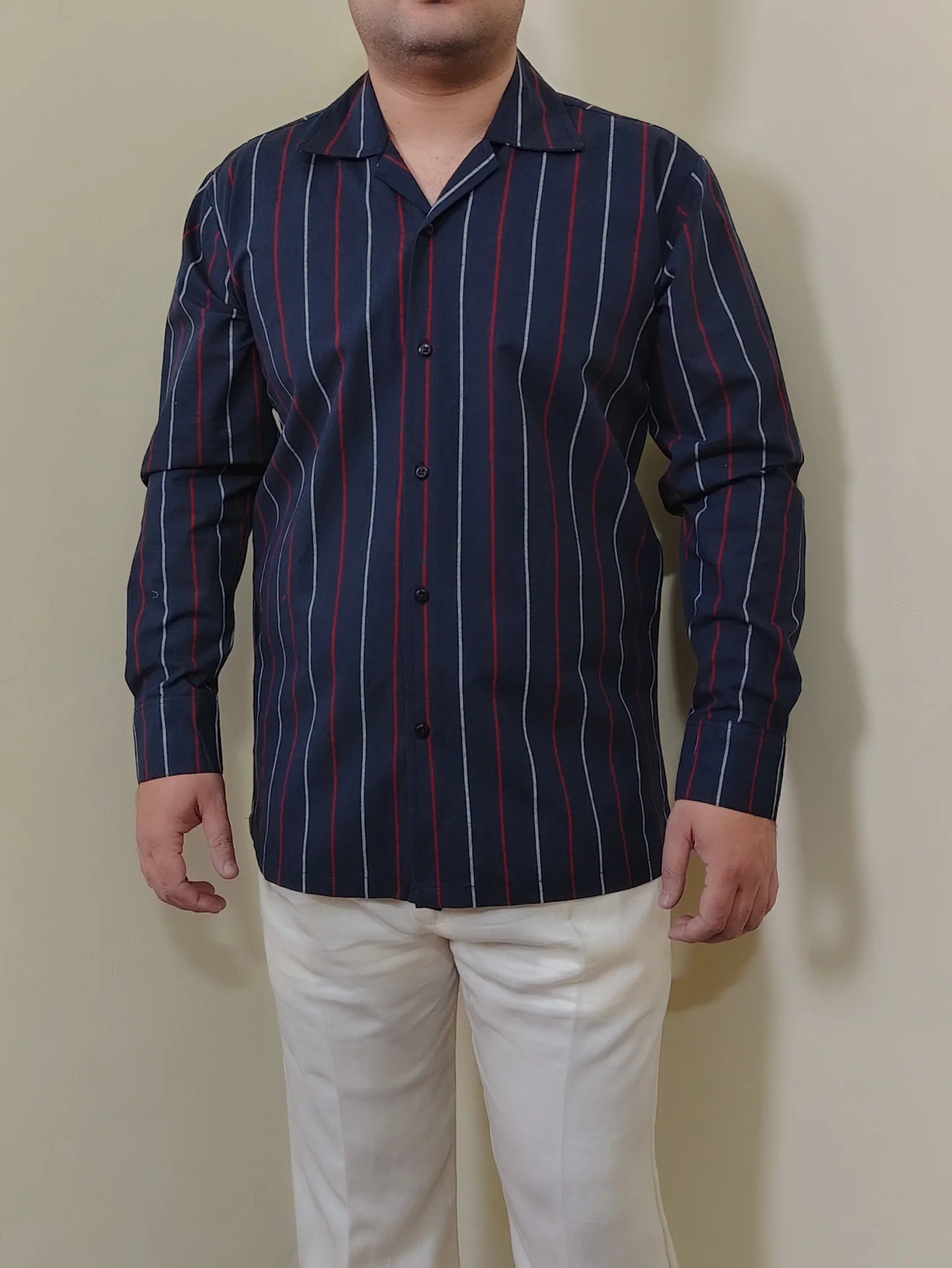 STRIPED FULL SLEEVE CASUAL SHIRT