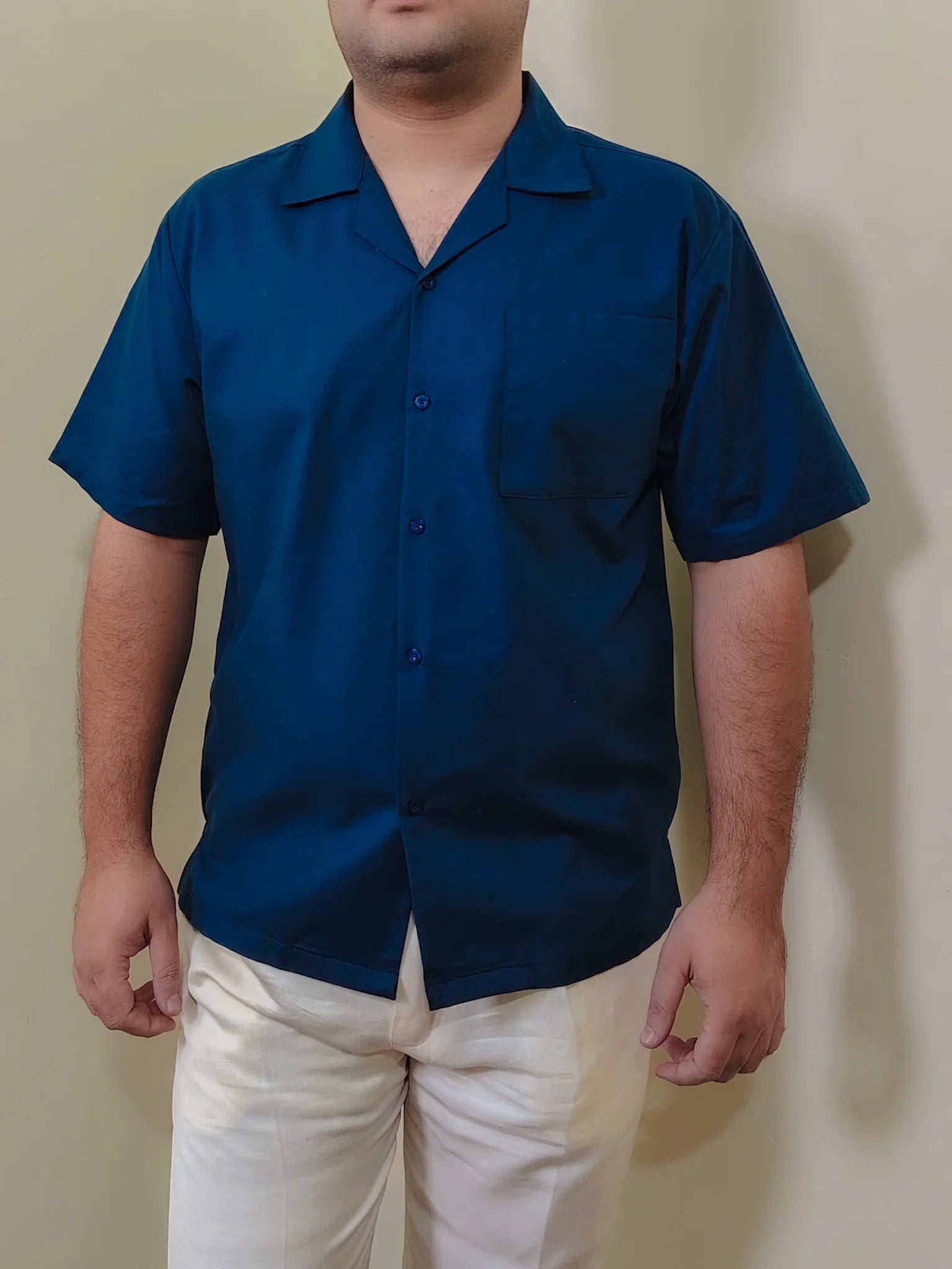 OCEAN BLUE SAFARI SHIRT