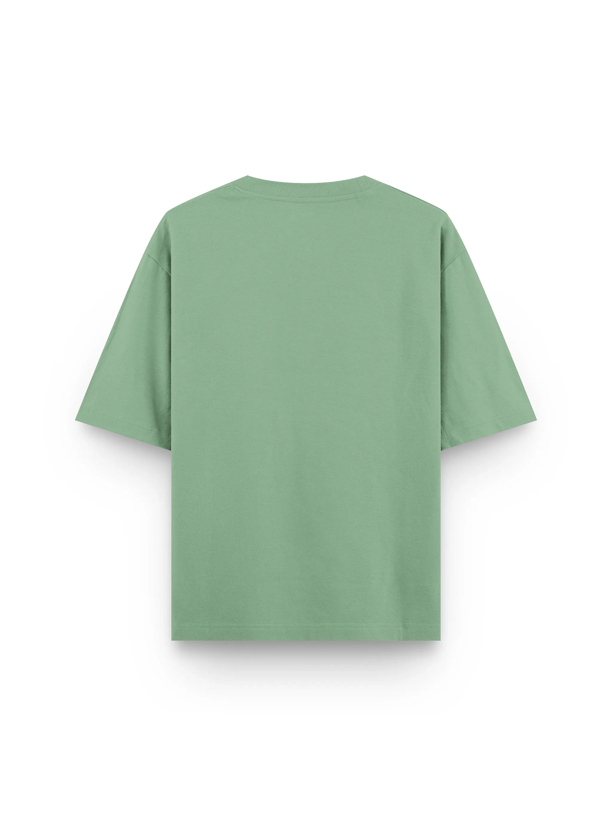 OLIVE GREEN COTTON T-SHIRT