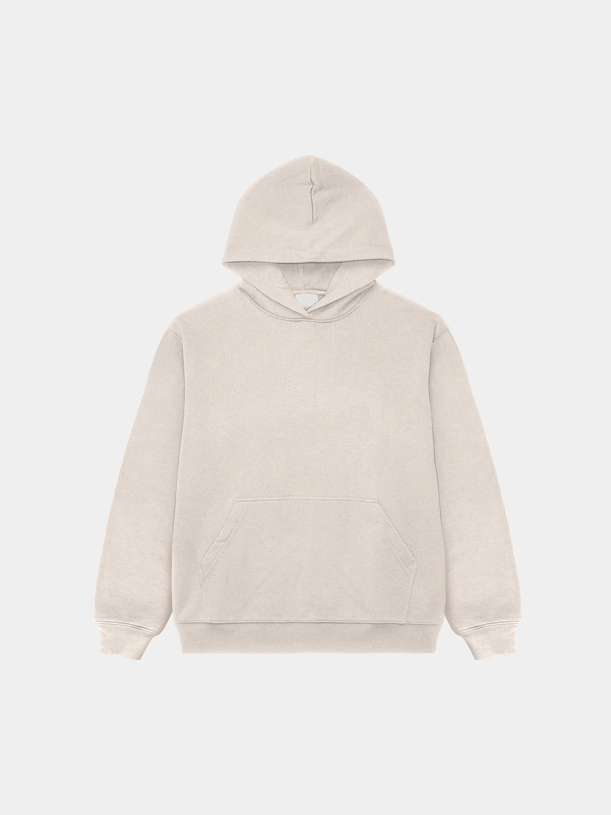 LINEN WHITE OVERSIZE HOODIE