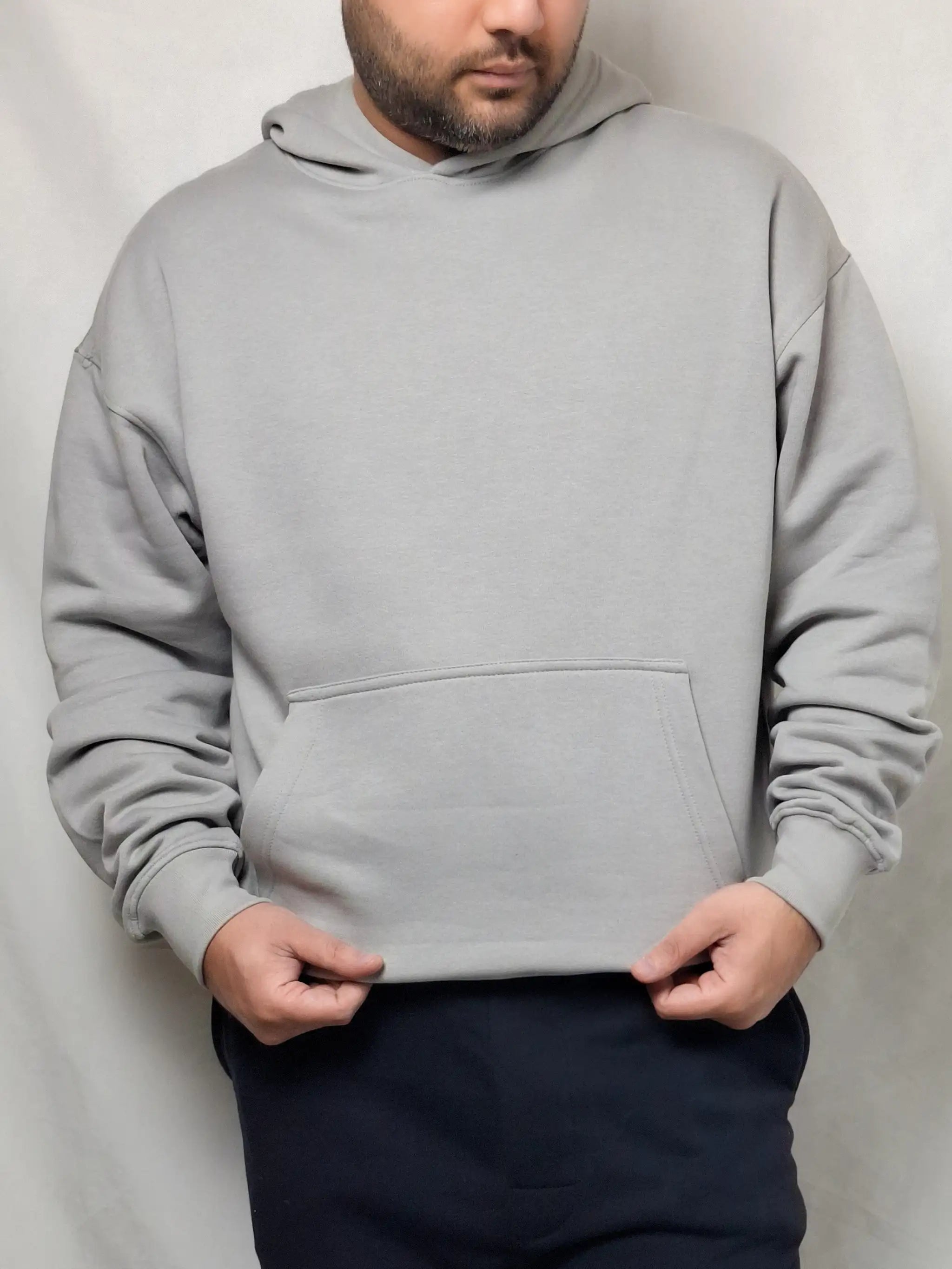 CLOUD GRAY OVERSIZE HOODIE